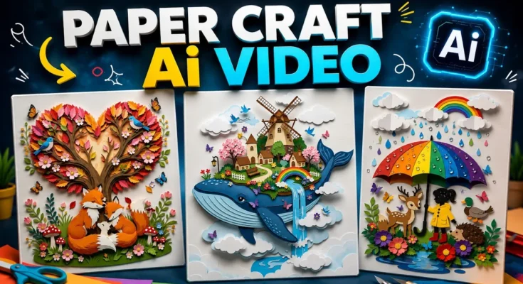 Create Unlimited Viral Paper craft Ai Videos