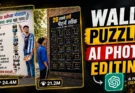 wall puzzle ai photo editing