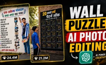 wall puzzle ai photo editing